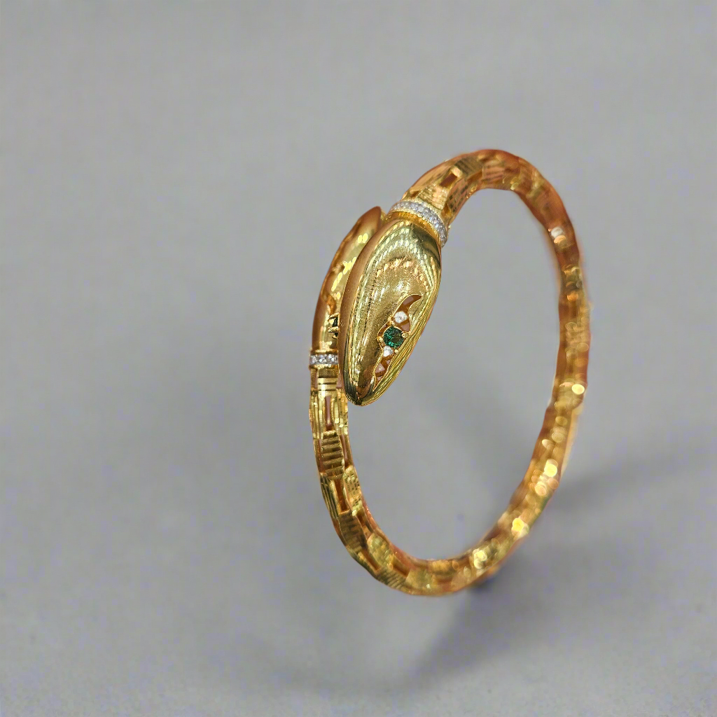 21k Dubai gold bangle