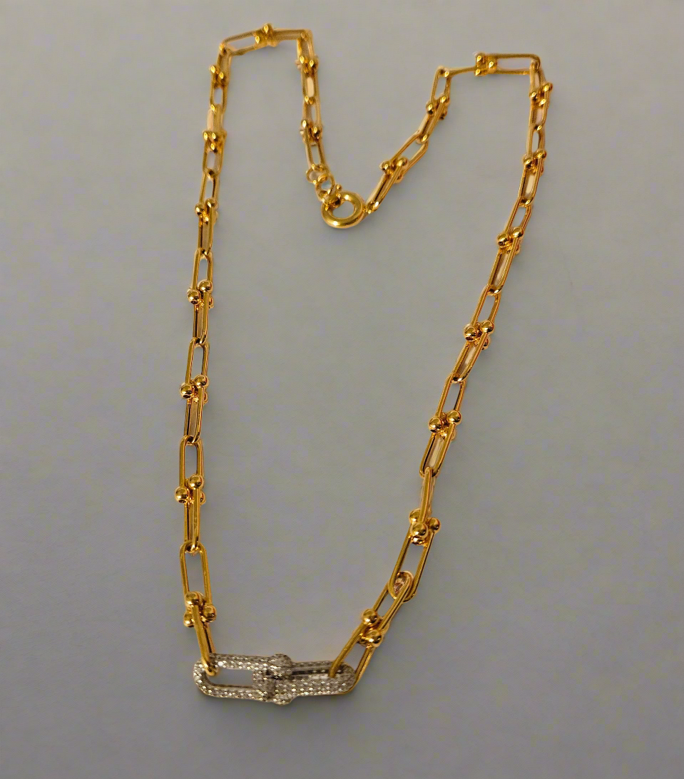 21k Dubai gold necklace