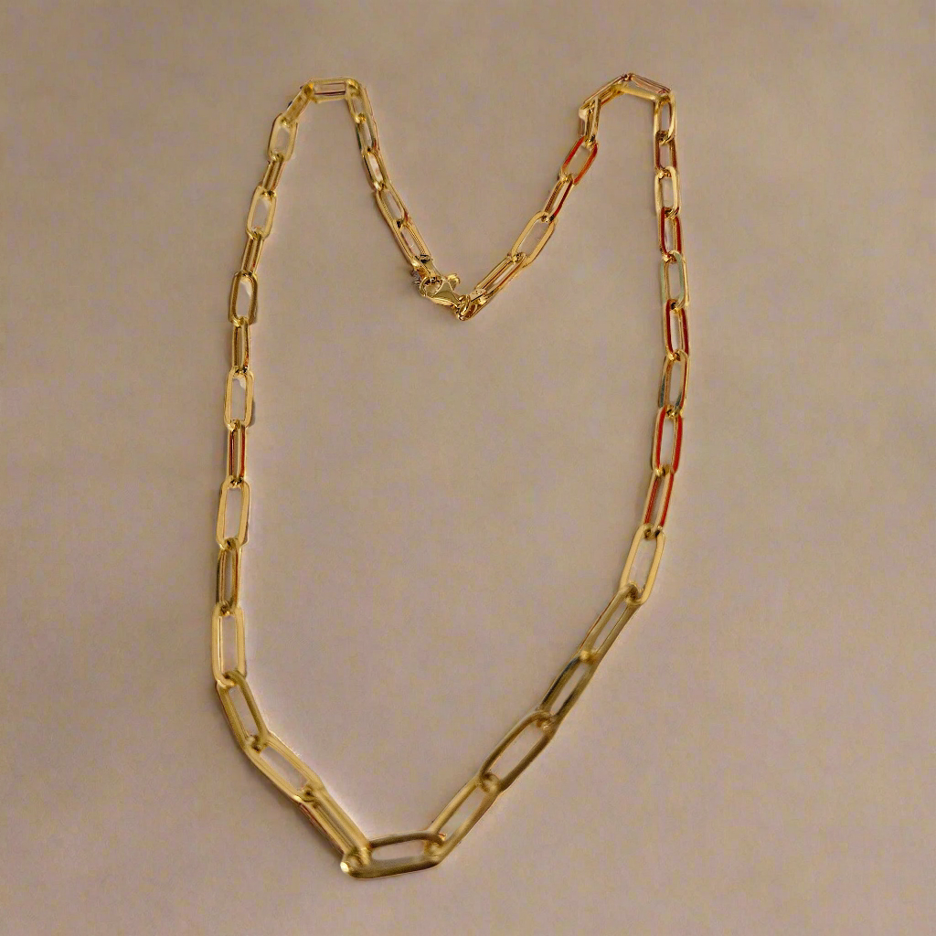 18k Saudi gold necklace