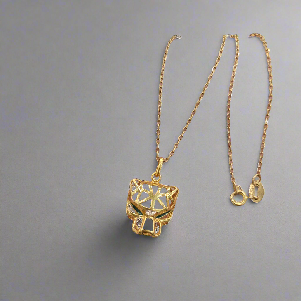 21K DUbai gold necklace