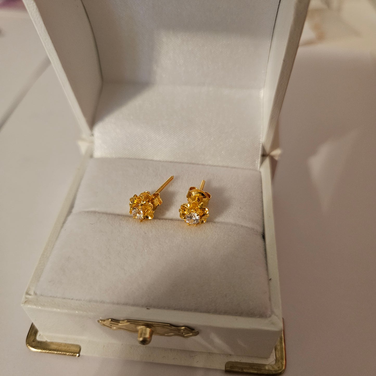 21K dubai gold earring