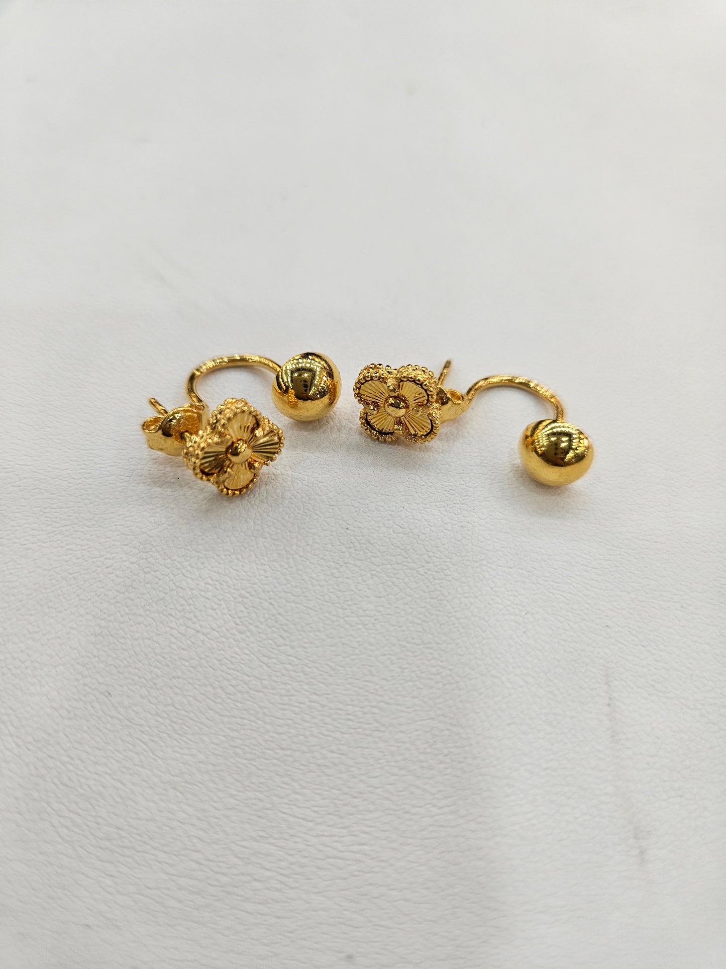 21ct Dubai gold earring