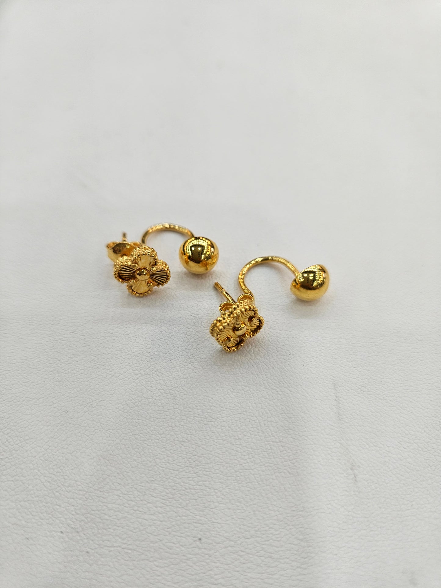 21ct Dubai gold earring