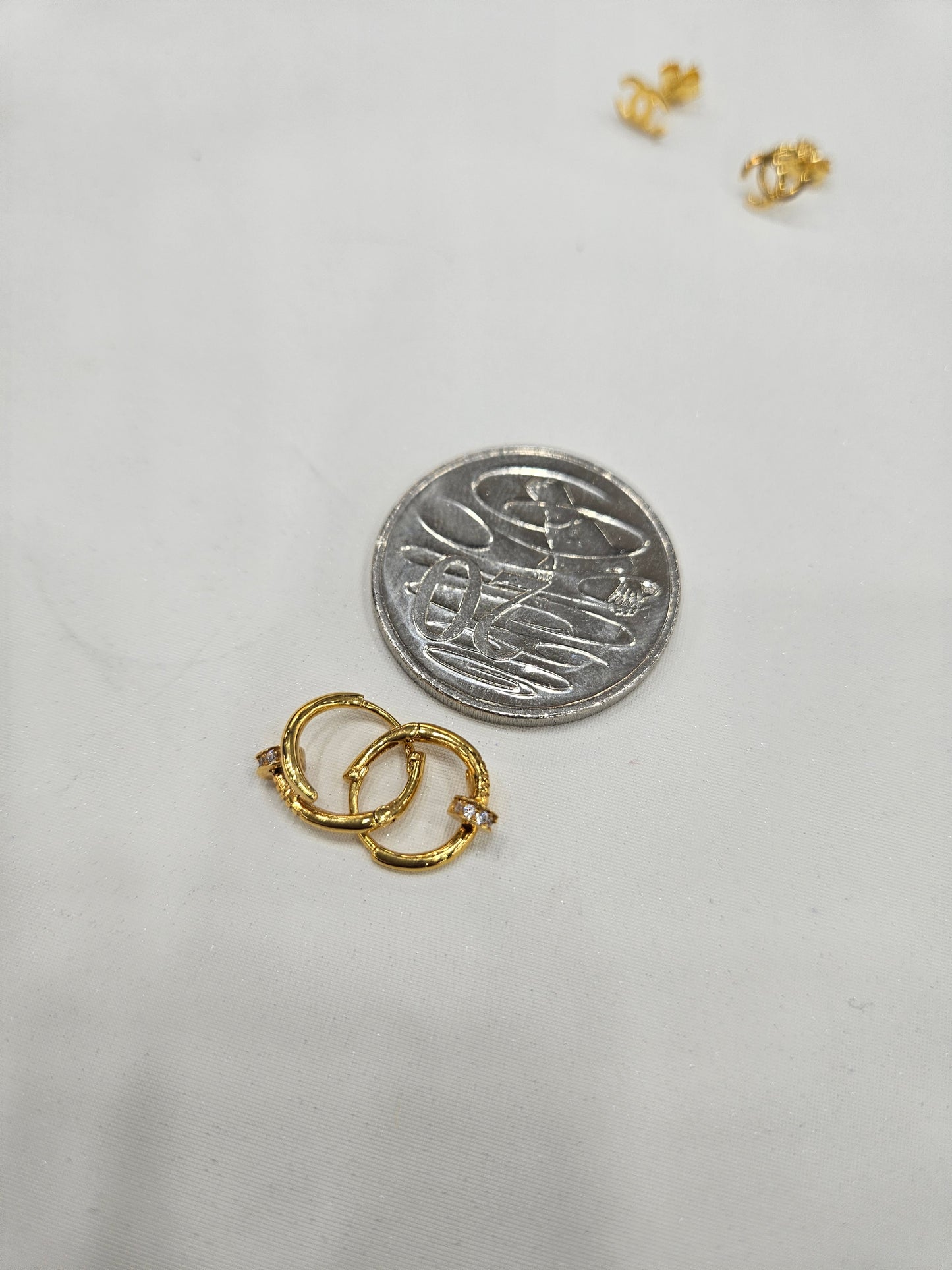 21ct Dubai gold earring