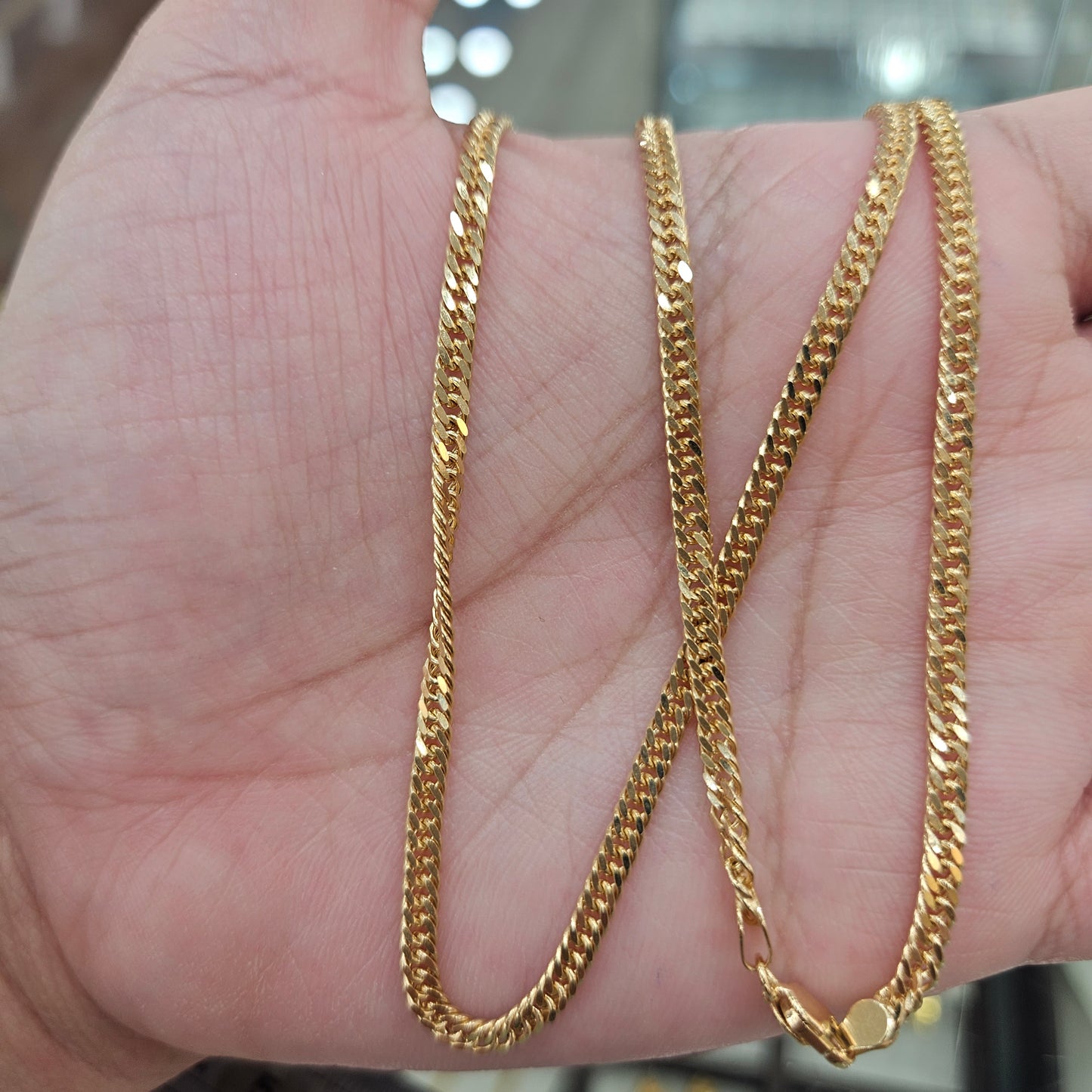 18K Saudi gold chain