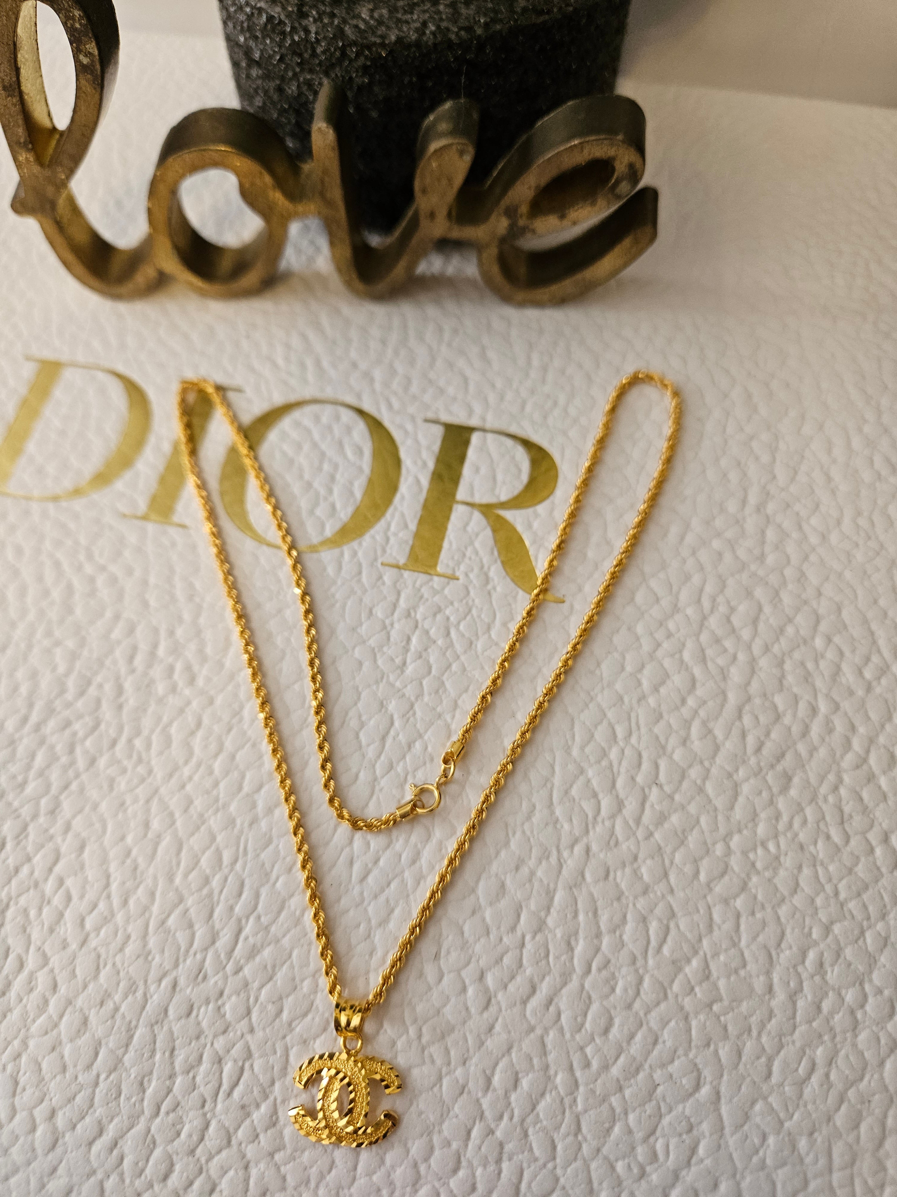 21K REAL DUBAI GOLD NECKLACE.