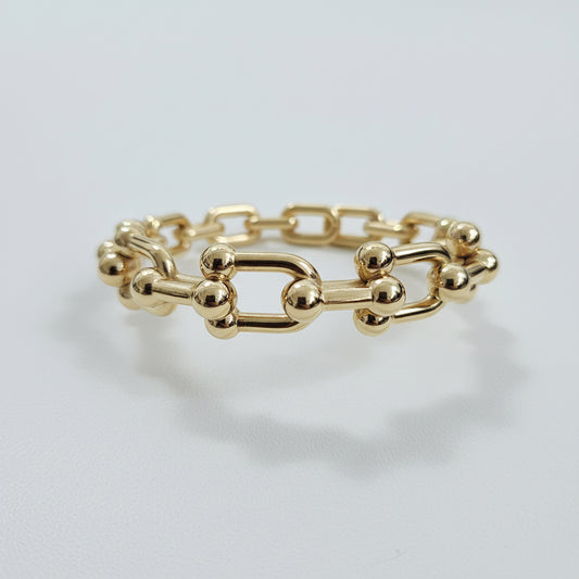 18k gold bangle