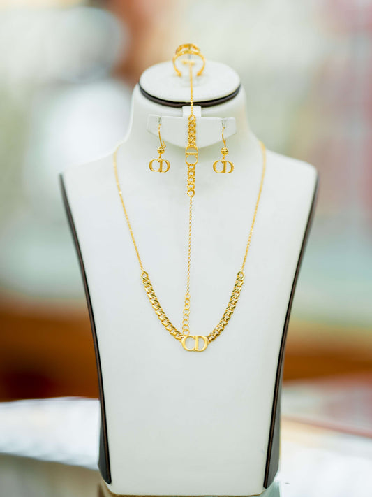 21K REAL DUBAI GOLD SET
