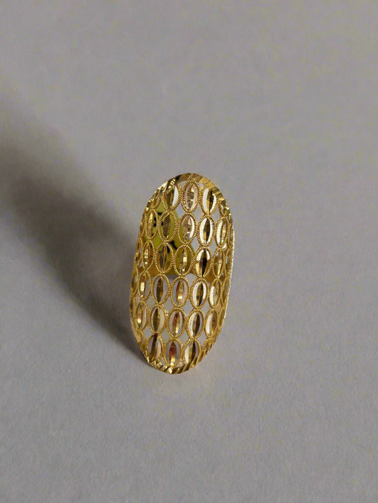 21ct Dubai gold ring