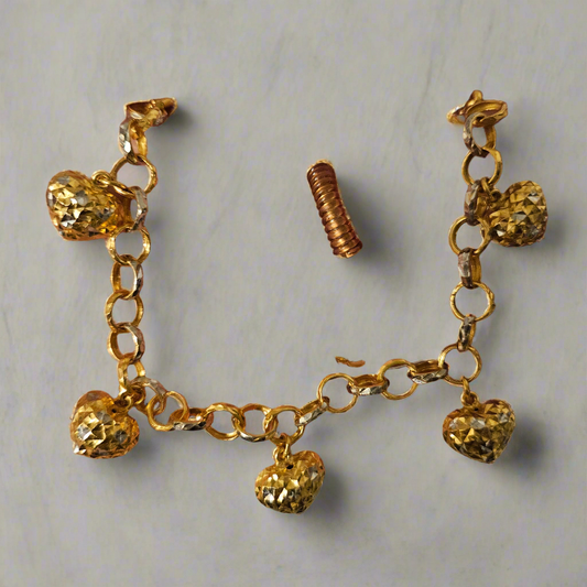 22ct Dubai gold bracelet