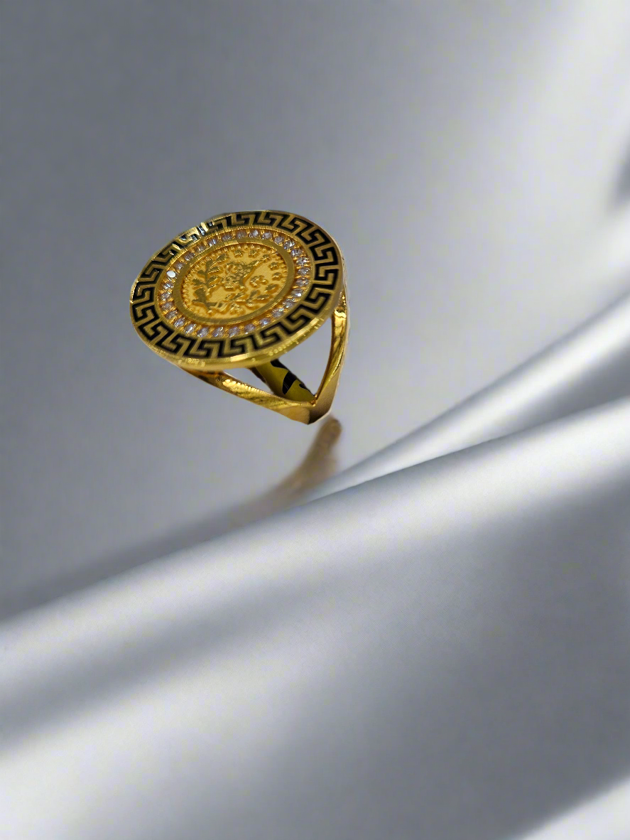 21ct Dubai gold ring