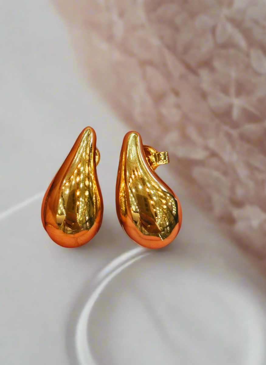 21K Dubai gold earring
