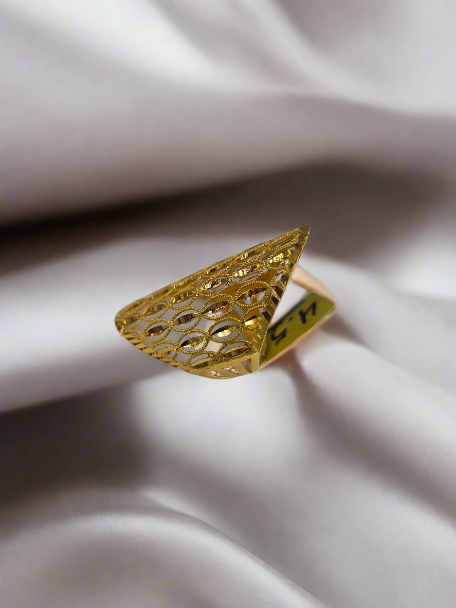 21ct Dubai gold ring