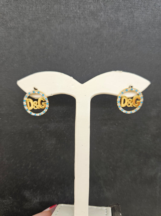 21ct Dubai gold earring
