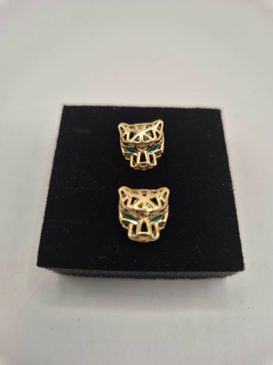 18k Panther Stud Earring