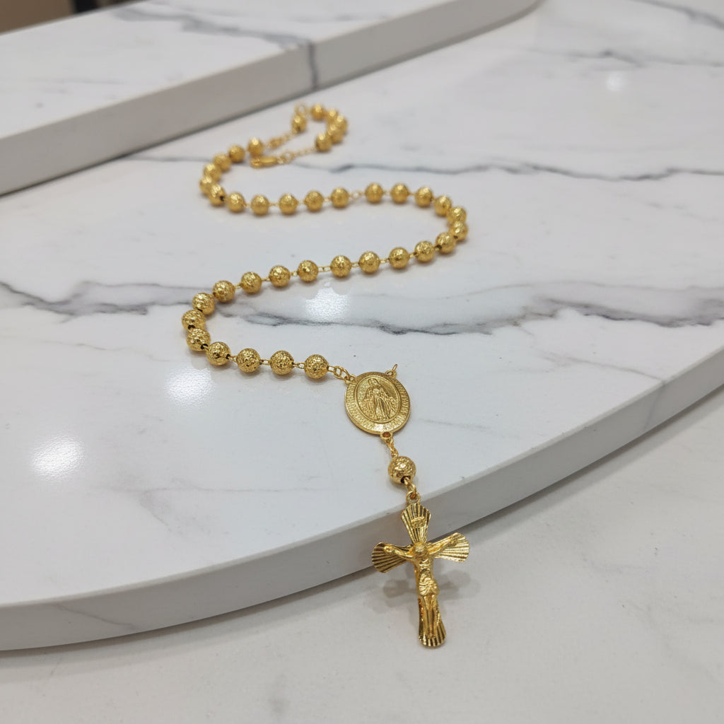 21K Rosary Necklace