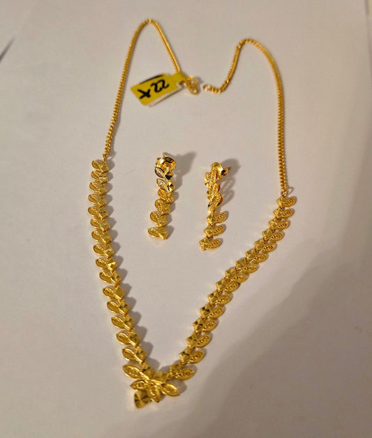 22K dubai gold set
