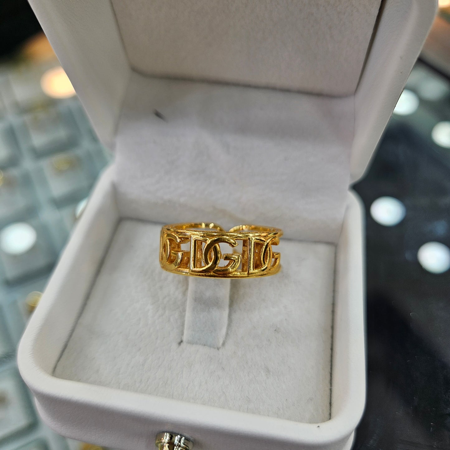 21k Dubai gold ring