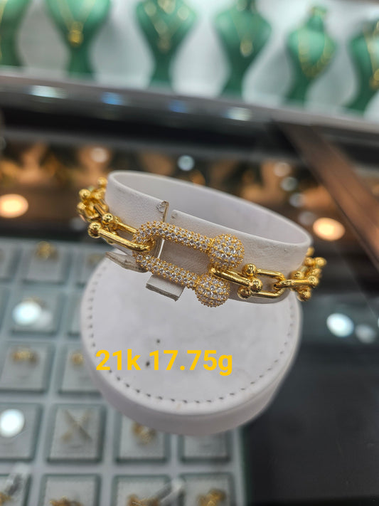 21ct Dubai gold bangle