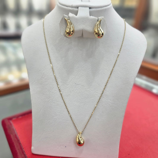 18K dubai gold set