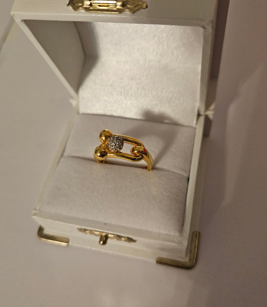 21k Dubai gold ring