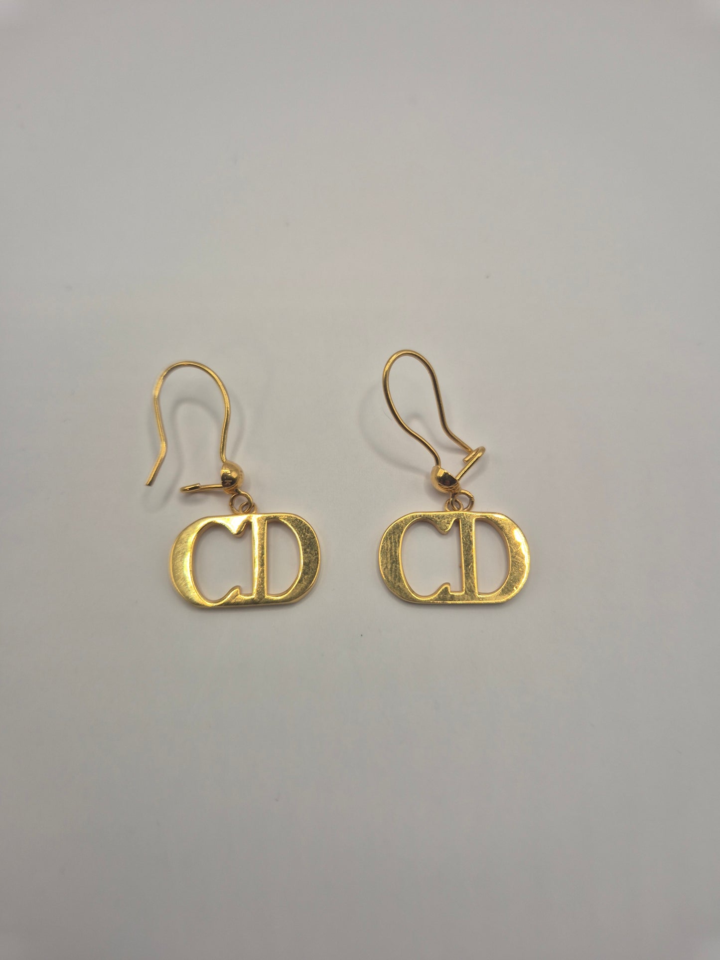 21K Gold CD Earrings