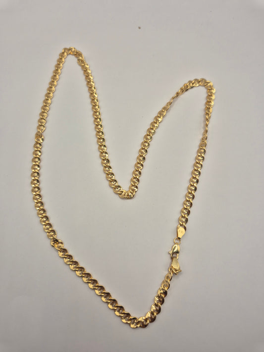 18K Gold Mens Necklace