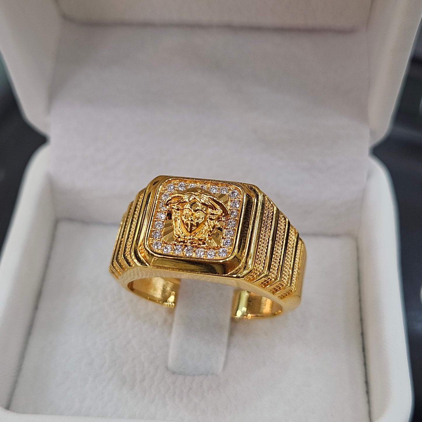 21K dubai gold ring