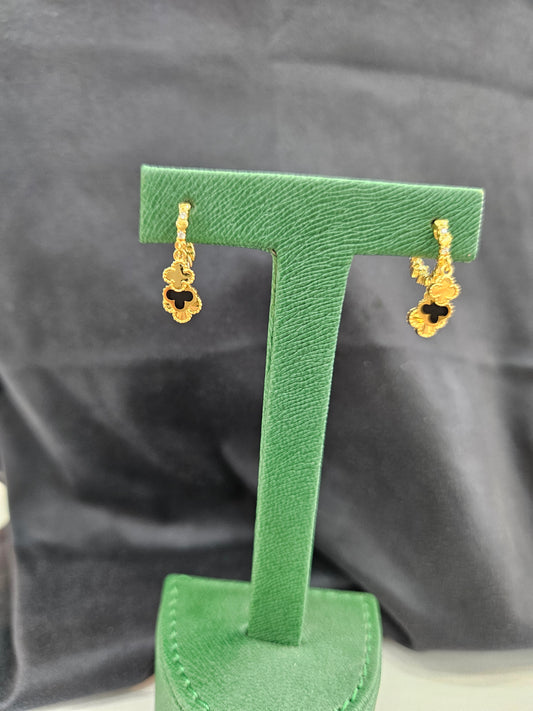 21ct Dubai gold earring
