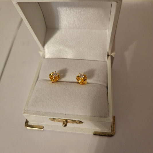 21K dubai gold earring