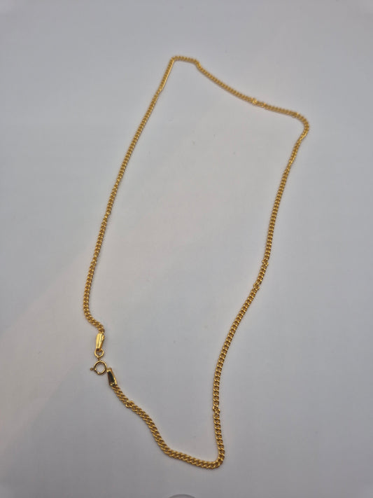 21K Gold Chain 16"
