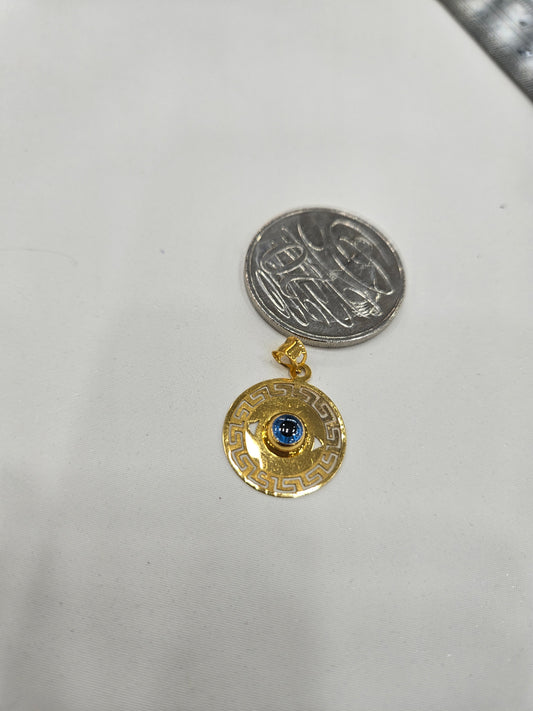 21ct Dubai gold pendant