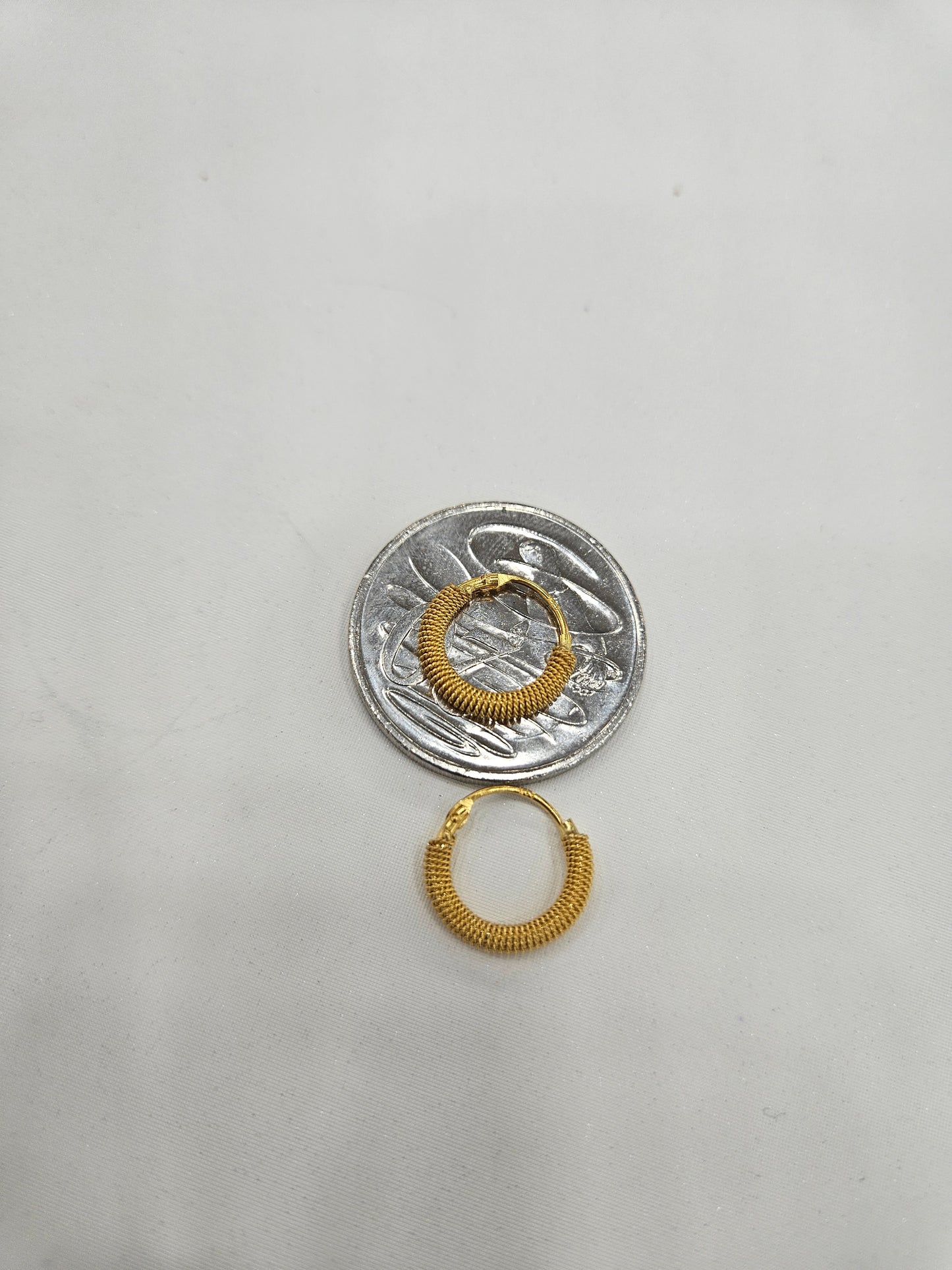 21ct Dubai gold earring