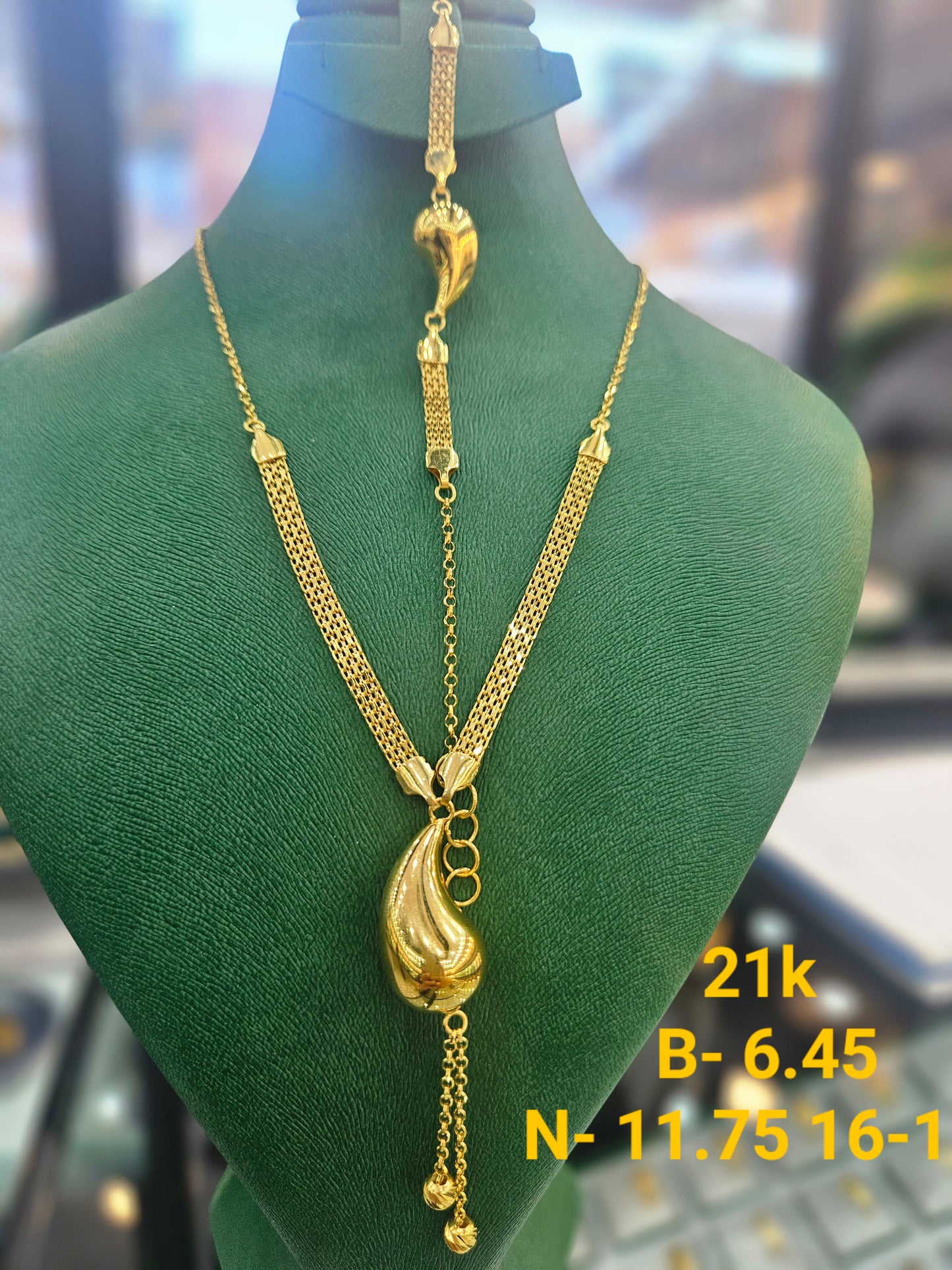 21ct Dubai gold set